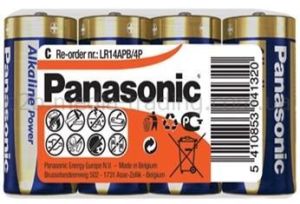 Батарейка Panasonic C LR14 Alkaline Power 4шт Цена упаковки - 556875