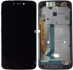 Дисплей Motorola Moto C Plus (XT1723) с сенсором и рамкой, черный - 913945 Дисплей Motorola Moto C Plus (XT1723) с сенсором и рамкой, черный - 913945