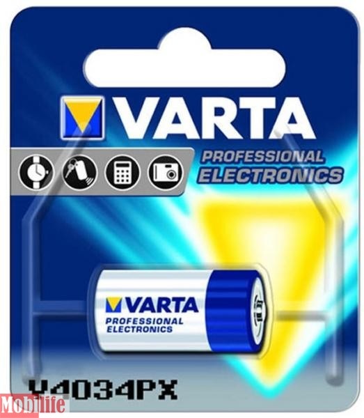 Батарейка Varta V4034PX, 4LR44, 476A, A544, K28L, L1325, PX28A ELECTRONICS ALKALINE 4034101401 - 539893