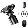 Автодержатель c бездротовою зарядкою Baseus Wireless Charger Big Ears Car Mount WXER-01 Чорний - 561147