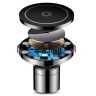 Автодержатель c бездротовою зарядкою Baseus Wireless Charger Big Ears Car Mount WXER-01 Чорний - 561147