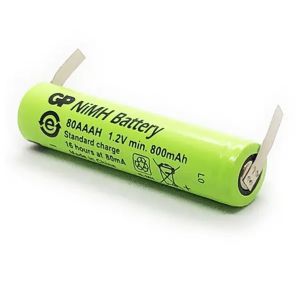 Промисловий акумулятор GP AAA, 80AAAH 1.2V 800mAh с контактами под пайку - 563337 Промисловий акумулятор GP AAA, 80AAAH 1.2V 800mAh с контактами под пайку - 563337