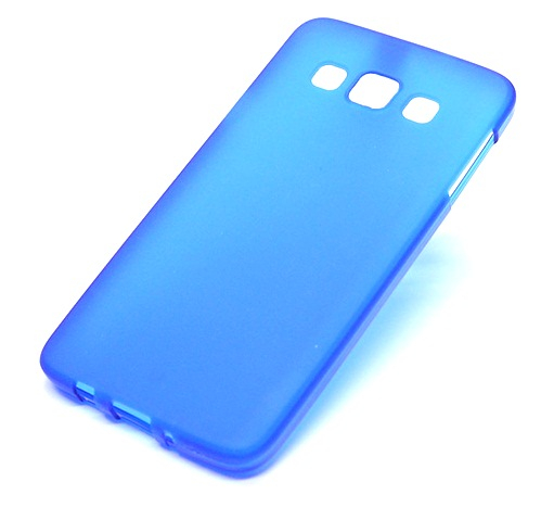 Силиконовый чехол для Samsung E500 (E5) Blue - 545821