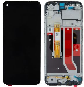 Дисплей для OPPO A53 4G, A32 2020, A33 2020, A53s 2021 с сенсором и рамкой, черный - 908977