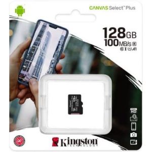 Карта памяти Kingston microSDHC 128GB UHS-I Class 10 Canvas Select Plus - 919312 Карта памяти Kingston microSDHC 128GB UHS-I Class 10 Canvas Select Plus - 919312
