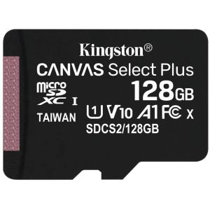 Карта памяти Kingston microSDHC 128GB UHS-I Class 10 Canvas Select Plus - 919312 Карта памяти Kingston microSDHC 128GB UHS-I Class 10 Canvas Select Plus - 919312
