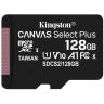 Карта памяти Kingston microSDHC 128GB UHS-I Class 10 Canvas Select Plus - 919312 Карта памяти Kingston microSDHC 128GB UHS-I Class 10 Canvas Select Plus - 919312