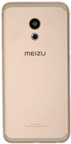 Задняя крышка Meizu Pro 6 золотистая - 553289