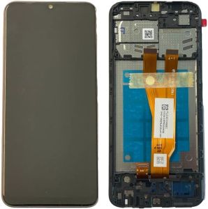 Дисплей Samsung A032 Galaxy A03 Core, с сенсором и рамкой, black - 908577 Дисплей Samsung A032 Galaxy A03 Core, с сенсором и рамкой, black - 908577