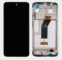 Дисплей Xiaomi Redmi 10 (2022) с сенсором и рамкой, Carbon Gray, оригинал