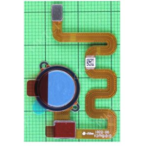 Шлейф Xiaomi Mi A2 Lite, Redmi 6 Pro сканера отпечатков пальца Синий Оригинал - 557276