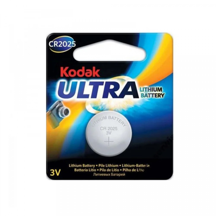 Батарейка Kodak CR2025 Ultra Lithium 3V - 537841