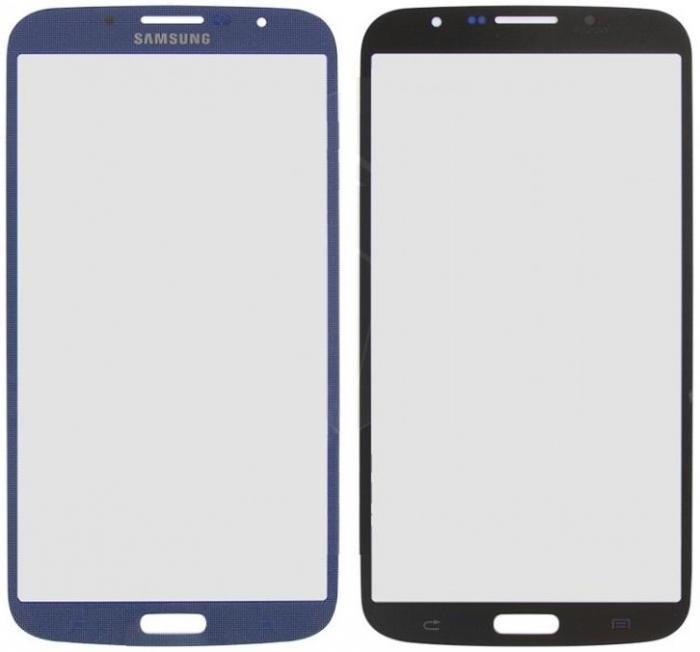 Стекло дисплея для ремонта Samsung i9200, i9205 Galaxy Mega 6.3 синее - 538641