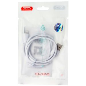 Дата-кабель USB XO NB103 2.1A Quick Charge Lightning 1m white - 914449 Дата-кабель USB XO NB103 2.1A Quick Charge Lightning 1m white - 914449