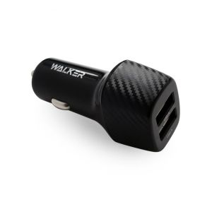 Автомобильное зарядное устройство WALKER WCR-31 (2USB - 15W) black - 919211