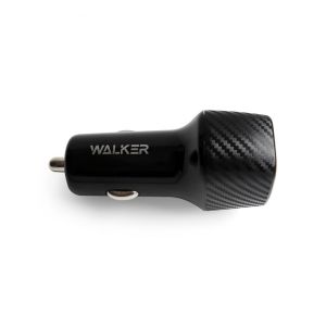 Автомобильное зарядное устройство WALKER WCR-31 (2USB - 15W) black - 919211