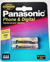 Аккумулятор Panasonic AAA R03 1000mAh 2шт Цена за 1 елемент.