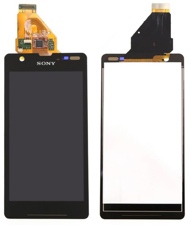 Дисплей Sony C5502 M36h Xperia ZR, C5503 M36i Xperia ZR с сенсором черный - 544173