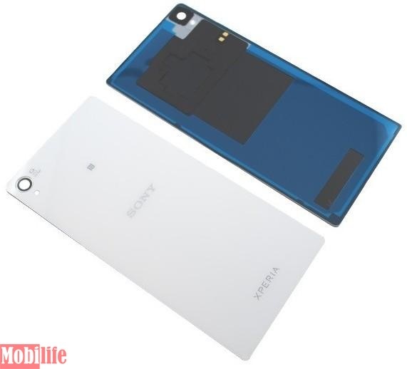 Задняя крышка Sony D6633, D6603, D6643, D6653 Xperia Z3, Z3 Dual (с адгезивной плёнкой и NFC антенной) белый - 544724