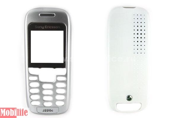 Корпус для Sony Ericsson J220 серебро - 507323