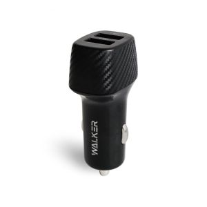 Автомобильное зарядное устройство WALKER WCR-33 (QC3.0, 2USB - 36W) black - 919212