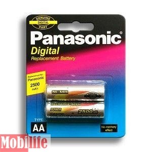 Аккумулятор Panasonic R6 (АА) 2050mAh /2bl - 511996
