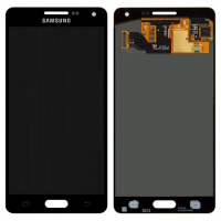 Дисплей для Samsung A500F Galaxy A5, A500FU, A500H с сенсором черный (Oled)