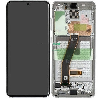 Дисплей для Samsung G980 Galaxy S20, G981 S20 5G с сенсором и рамкой Белый (Cloud White) Оригинал GH82-22131B - 565028