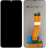 Дисплей Samsung A037F Galaxy A03s (2021) с сенсором черный (жёлтый шлейф 160,5х72мм)
