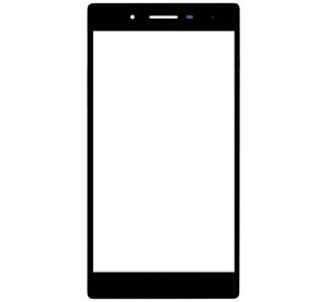 Скло дисплея для ремонту Lenovo Tab 3-730X 7 Чорний - 556681