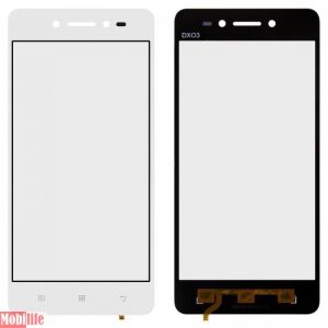 Скло дисплея для ремонту Lenovo S90 біле з клавіатурним модулем - 547114