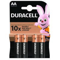 Батарейка Duracell AA LR06 bat Alkaline 4шт Basic Ціна за 1 елемент