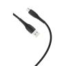 Дата-кабель USB XO NB-P163 2.4A Quick Charge Micro 1m прогумований black - 914551 Дата-кабель USB XO NB-P163 2.4A Quick Charge Micro 1m прогумований black - 914551