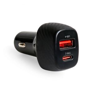 Автомобильное зарядное устройство WALKER WCR-35 (QC3.0 - 18W, PD -30W, 48W Max) black - 919213