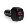 Автомобильное зарядное устройство WALKER WCR-35 (QC3.0 - 18W, PD -30W, 48W Max) black - 919213