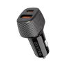 Автомобильное зарядное устройство WALKER WCR-35 (QC3.0 - 18W, PD -30W, 48W Max) black - 919213