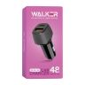Автомобильное зарядное устройство WALKER WCR-35 (QC3.0 - 18W, PD -30W, 48W Max) black - 919213