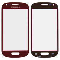 Стекло дисплея для ремонта Samsung i8190 Galaxy S3 mini Red