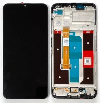 Дисплей Realme C35 с сенсором и рамкой, black
