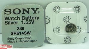 Батарейка часовая Sony 339, V339, SR614SW - 501825 Батарейка часовая Sony 339, V339, SR614SW - 501825