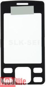 Скло дисплея для ремонту Nokia 6300 Чорний - 532961