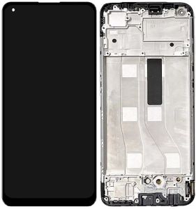Дисплей Oppo A74 4G, A94 4G, A95, F19, F19 Pro, Reno 5 Lite с сенсором и рамкой, black (TFT) ver 04 - 929532