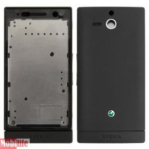 Корпус для Sony ST25i Xperia U черный Корпус для Sony ST25i Xperia U черный