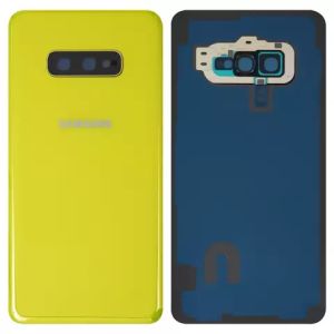 Задняя крышка Samsung G970 Galaxy S10e с стеклом камеры, желтый - 912203