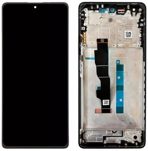 Дисплей Xiaomi Redmi Note 13 5G с сенсором и рамкой, черный, оригинал - 914653