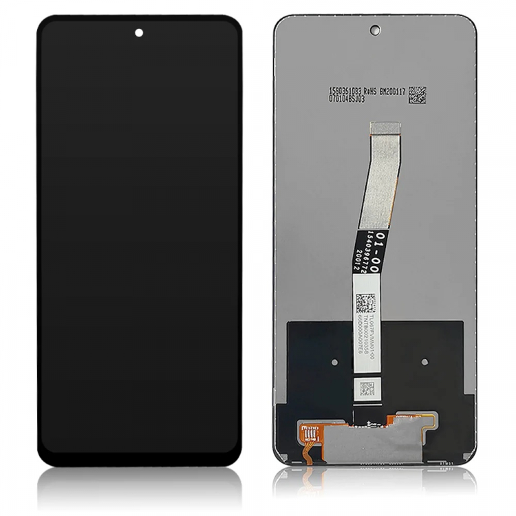 Дисплей Xiaomi Redmi Note 9 Pro, Note 9S з сенсором чорний - 561554