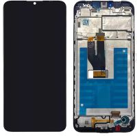 Дисплей для Nokia G11, G21 (TA-1401) с сенсором и рамкой, black