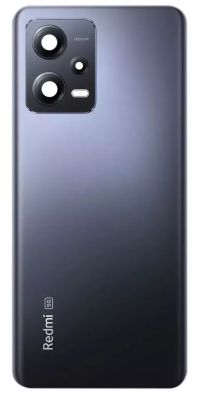 Задняя крышка Xiaomi Redmi 12 5G, со стеклом камеры, Midnight Black