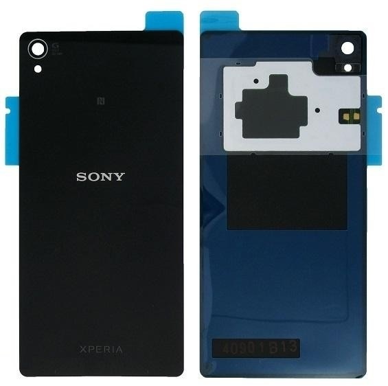 Задняя крышка Sony D6633, D6603, D6643, D6653 Xperia Z3, Z3 Dual (с адгезивной плёнкой и NFC антенной) черный - 544727