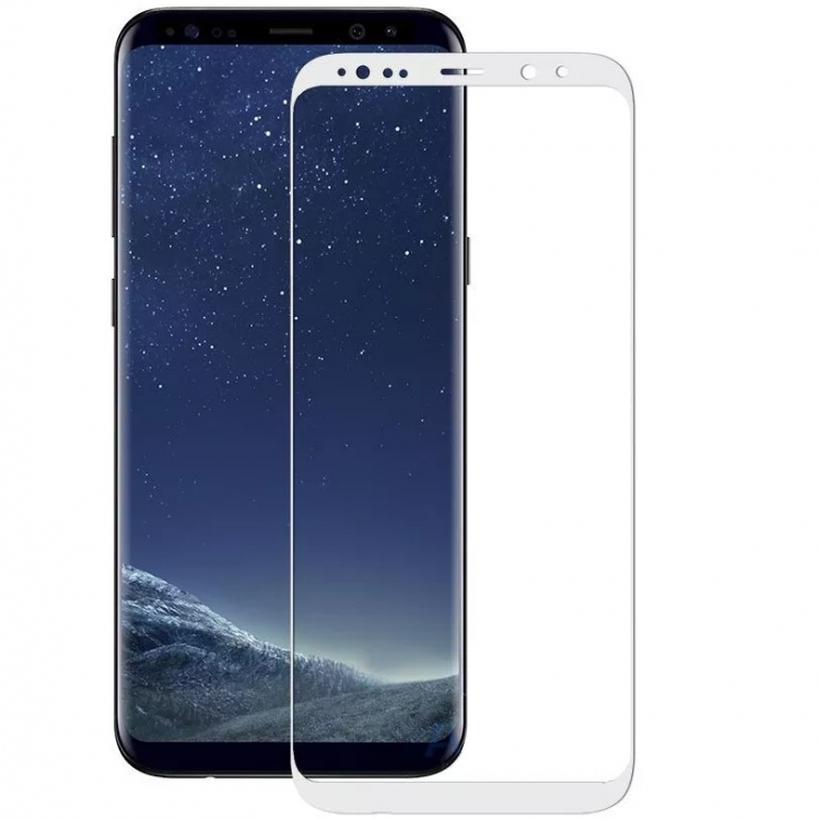 Защитное стекло Samsung A320 Galaxy A3 (2017), 2.5D Белый - 554790